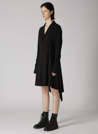 HARD TWISTED GABARDINE TAILORE DRESS