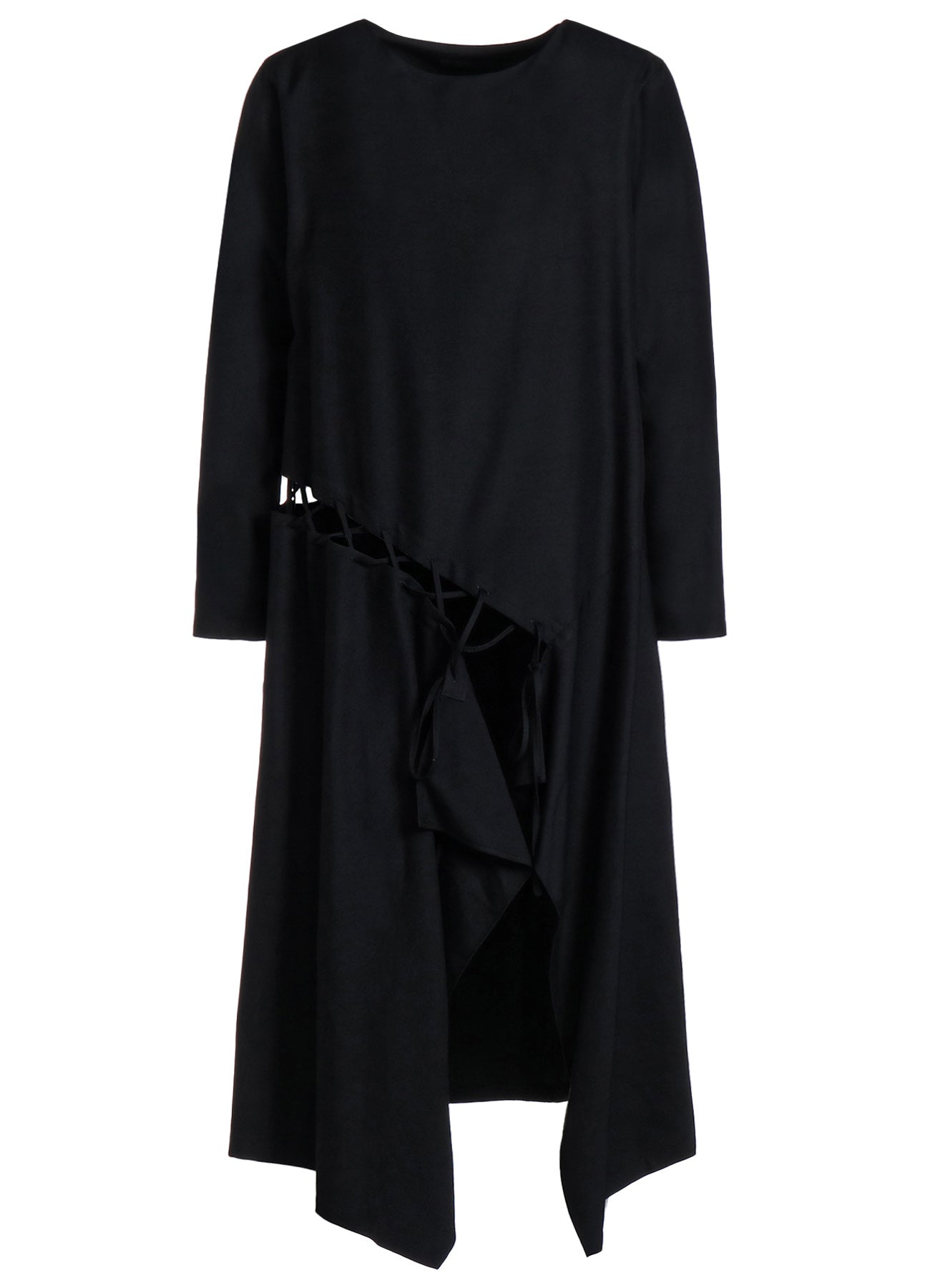 RY/W GABARDINE RIGHT SIDE LACE UP DRESS S RY/W GABARDINE RIGHT SIDE LACE UP DRESS S