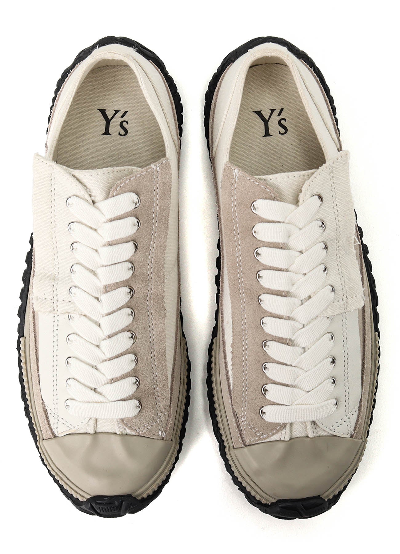 CANVAS/SMOOTH LEATHER/VELOR LOW CUT SNEAKER