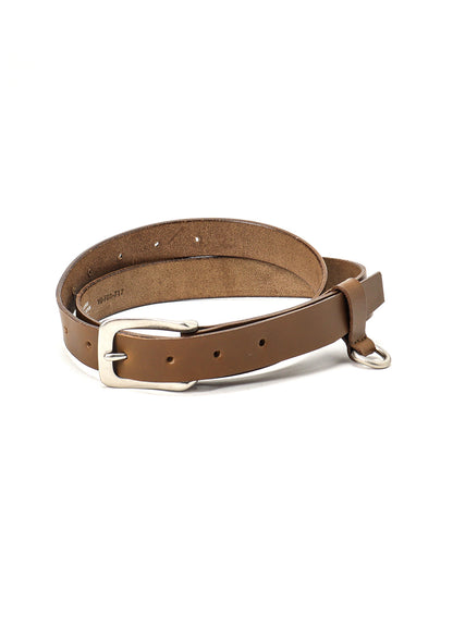 SEMI-GLOSS LEATHER 25MM BELT