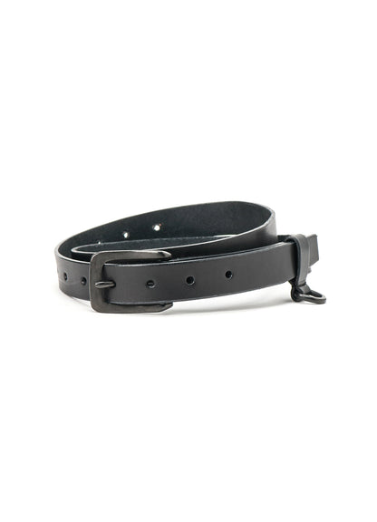 SEMI-GLOSS LEATHER 25MM BELT