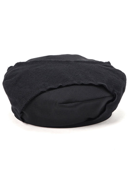 GABARDINE × SERGE COMBI DART BERET