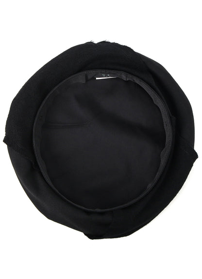 GABARDINE × SERGE COMBI DART BERET