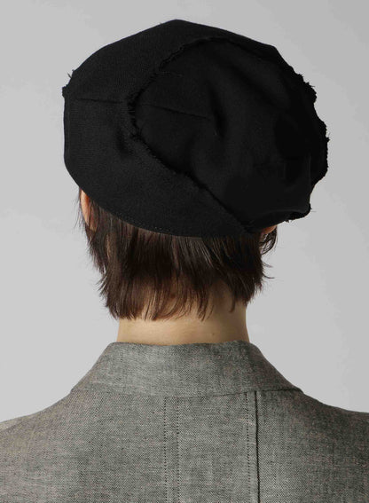 GABARDINE × SERGE COMBI DART BERET