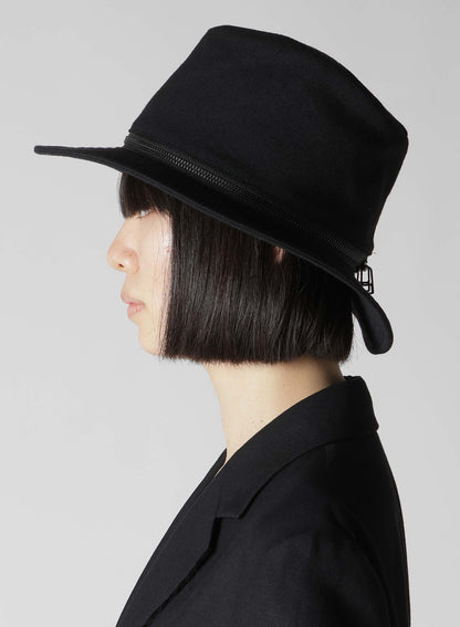 W SERGE FEDORA HAT