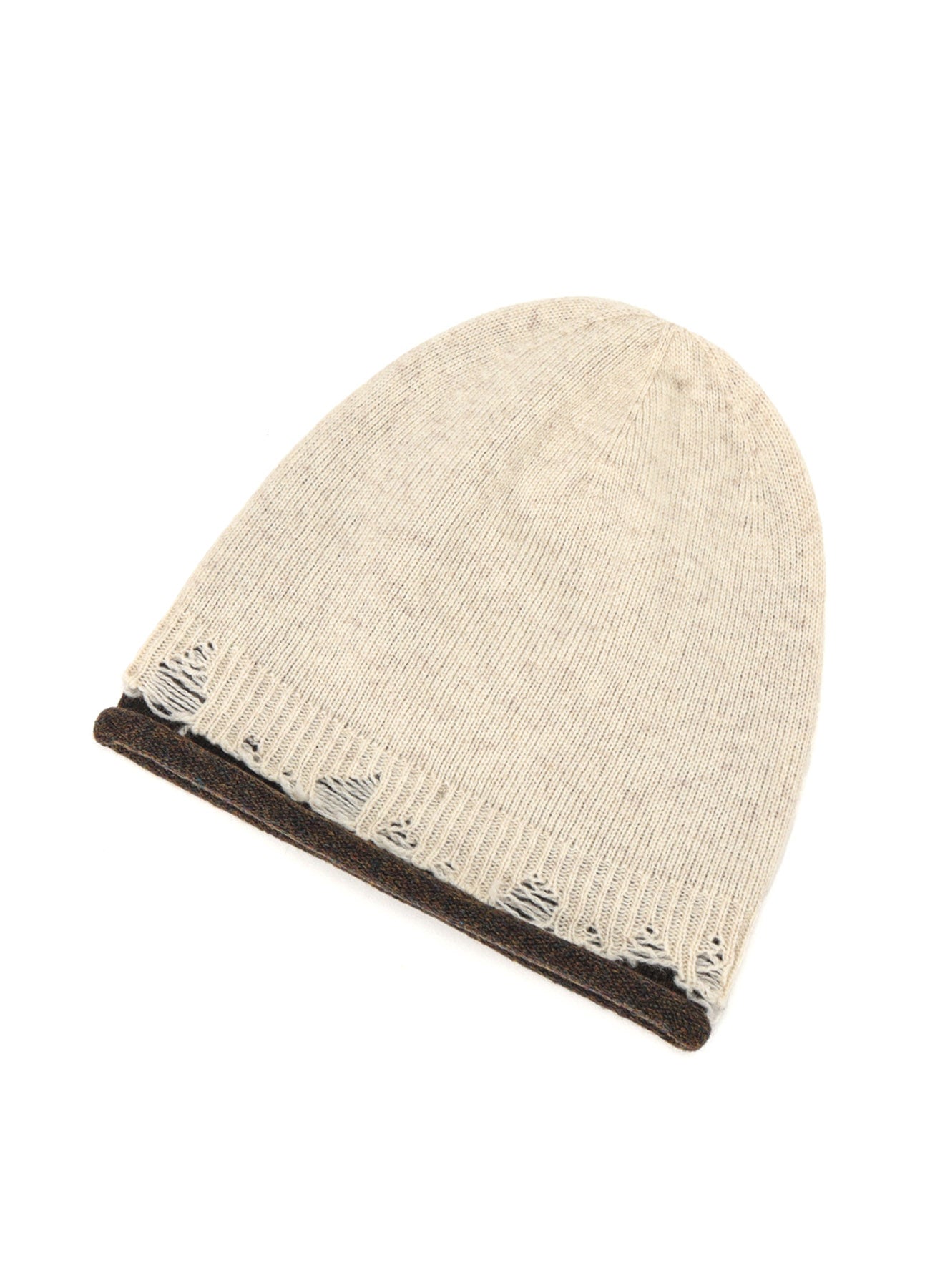 MILANO LAMB DAMAGED BEANIE