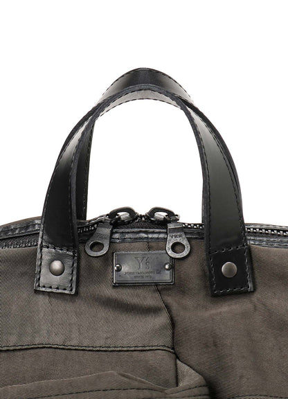 VINTAGE NYLON TWILL DEFORMED BIG TOTE