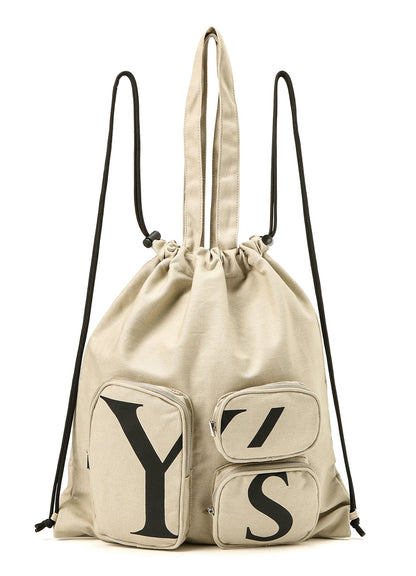 Y'S LOGO CANVAS NAPSACK