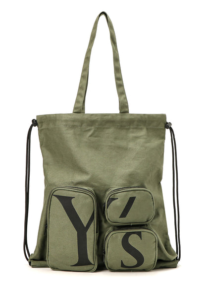 Y'S LOGO CANVAS NAPSACK