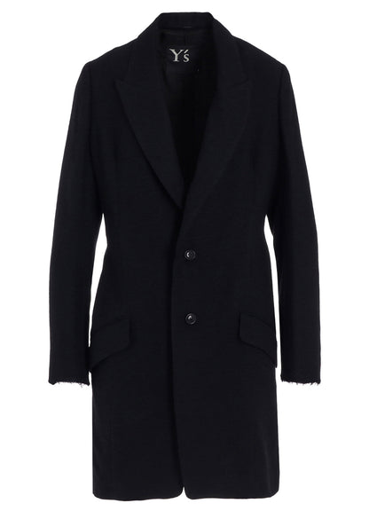 WOOL VIYELLA DOUBLE SLIT JACKET