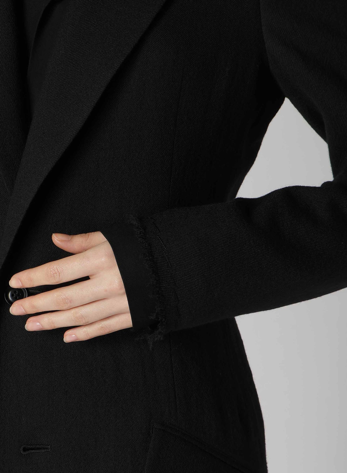 【10/4 12:00(JST) Release】WOOL VIYELLA DOUBLE SLIT JACKET