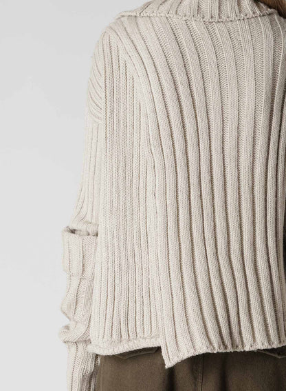 【11/1 12:00(JST) Release】WIDE RIB TURTLENECK KNIT PULLOVER