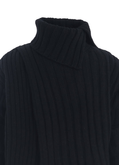 【11/1 12:00(JST) Release】WIDE RIB TURTLENECK KNIT PULLOVER