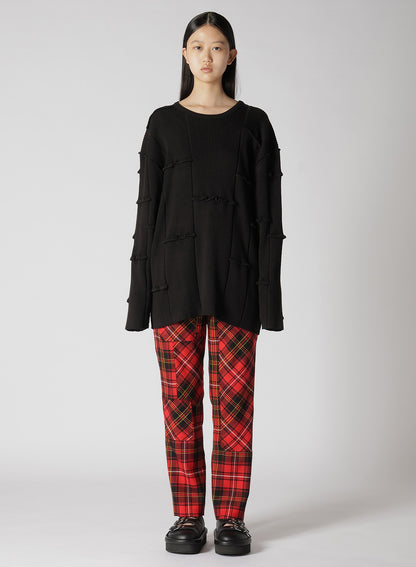 OVESIZED TUCK RIB KNIT