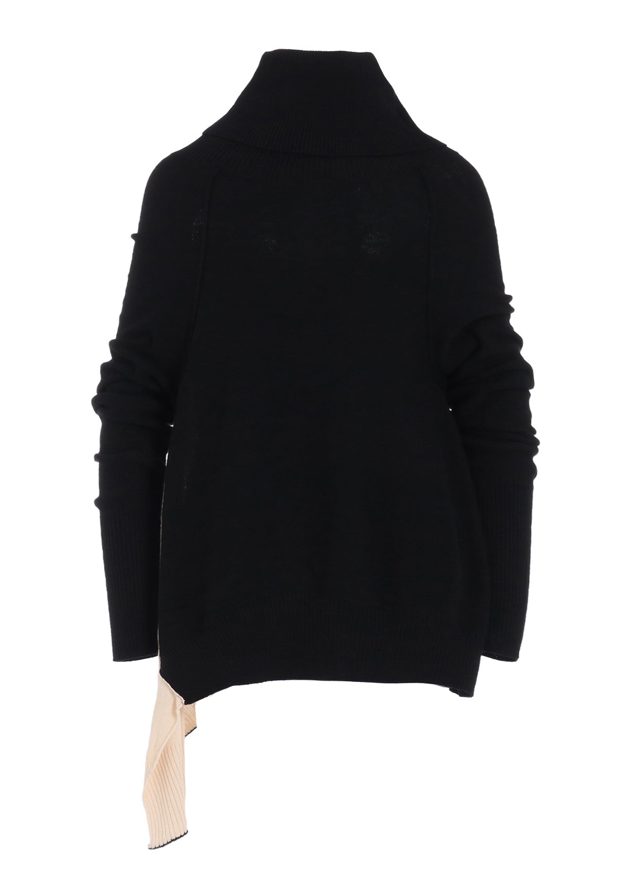 【11/1 12:00(JST) Release】REVERSE STITCHES OFF NECK SIDE DRAPE KNIT