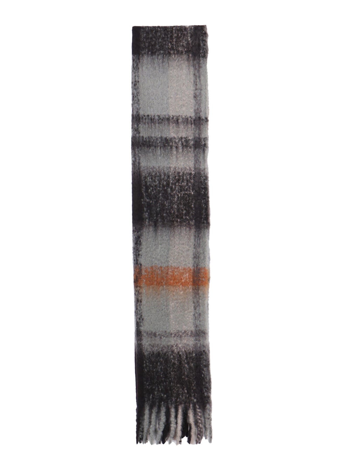 PLAID MOHAIR STOLE