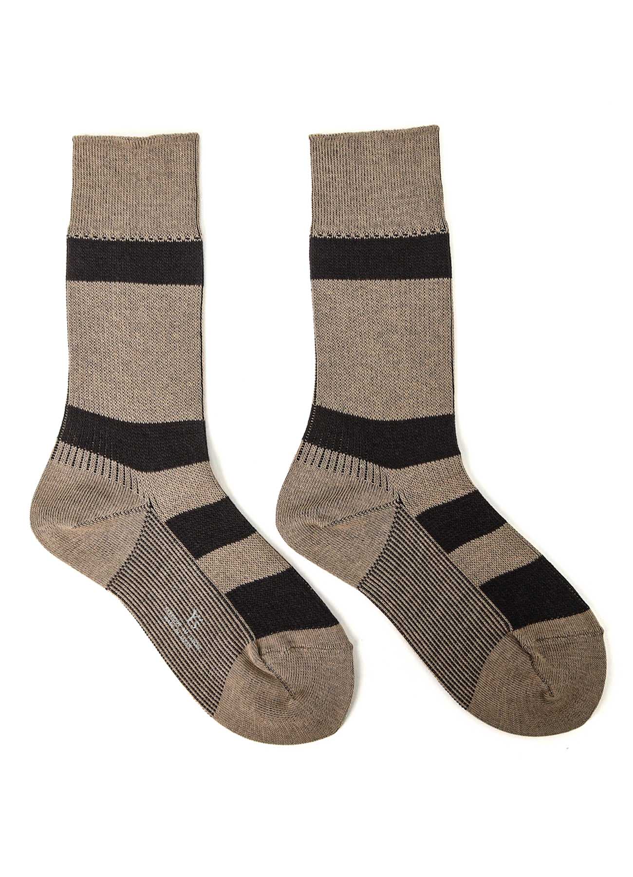 MIX RIB STRIPE SOCKS