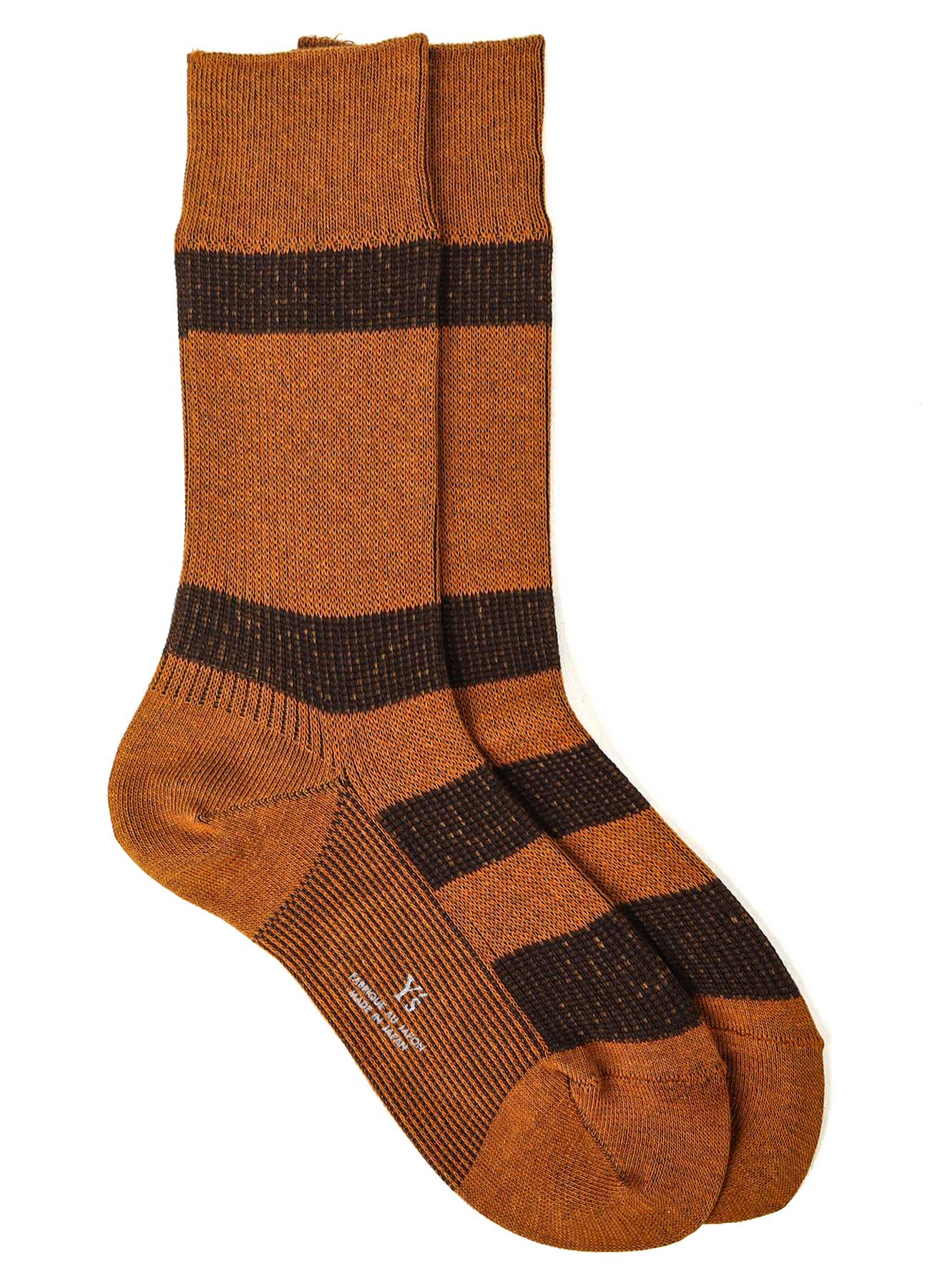 MIX RIB STRIPE SOCKS