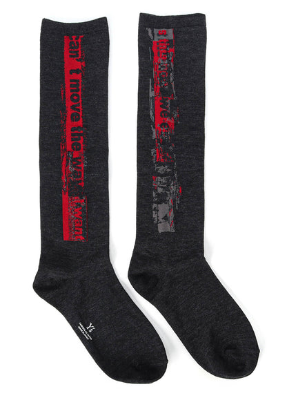 MESSAGE DESIGN JQ HIGH SOCKS