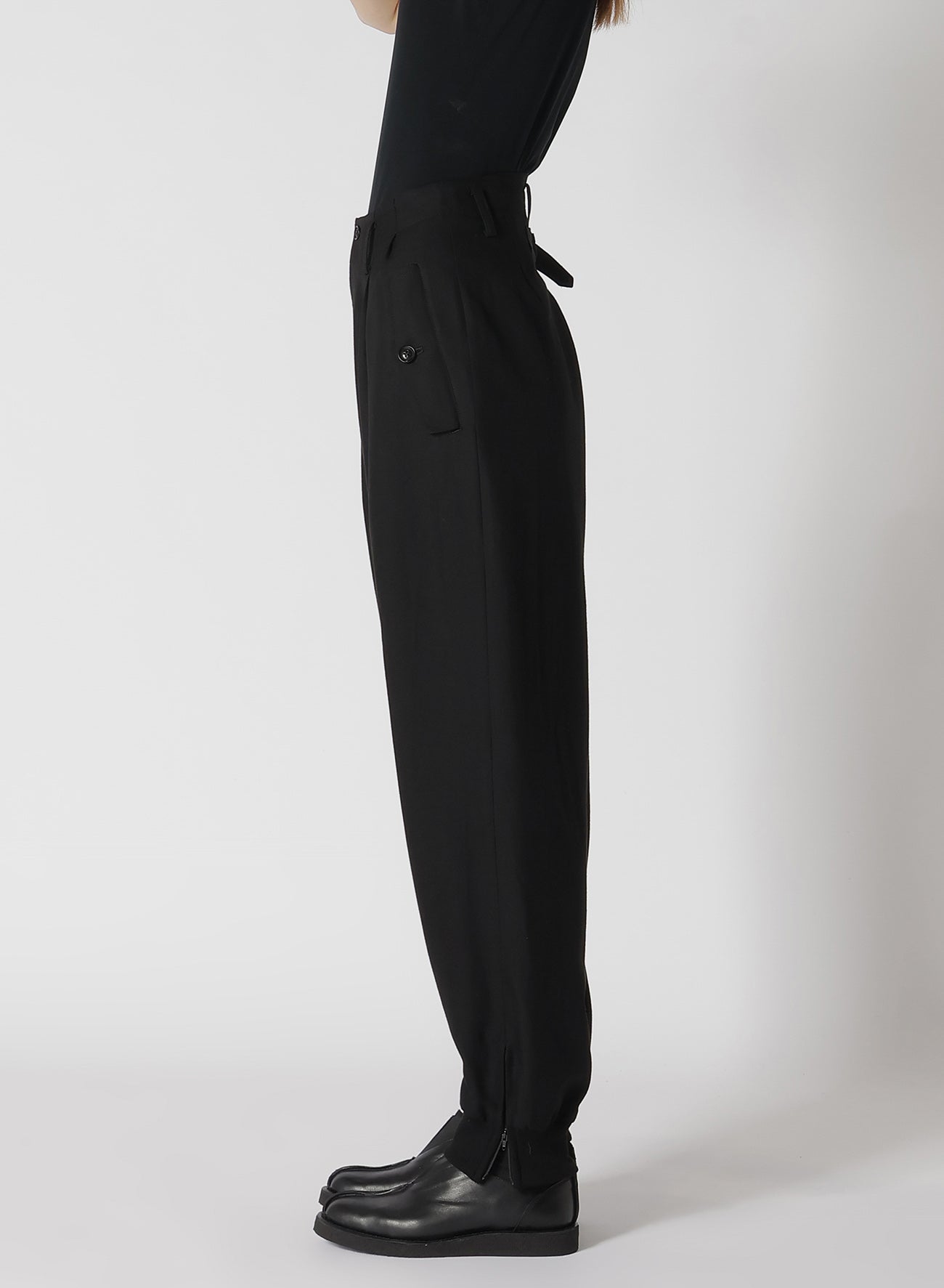 RY/W GABARDINE RIB SLEEVE PANTS