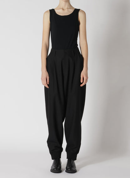 RY/W GABARDINE RIB SLEEVE PANTS