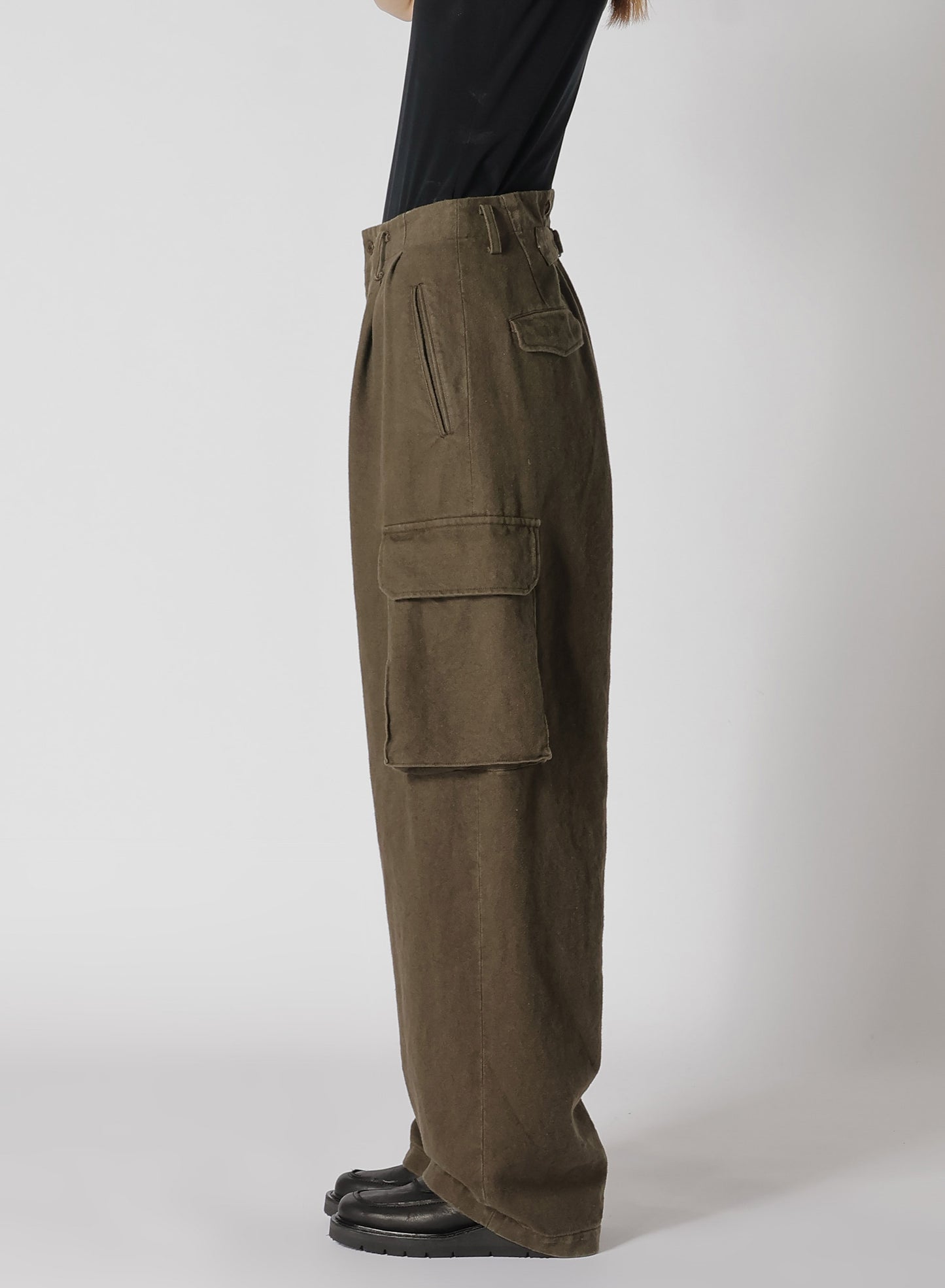 C/LI GABARDINE CARGO PANTS