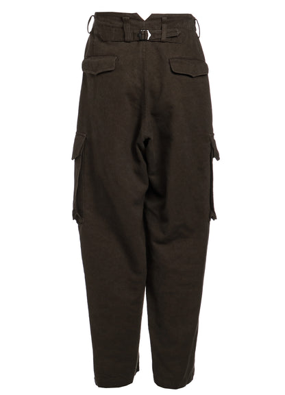 C/LI GABARDINE CARGO PANTS