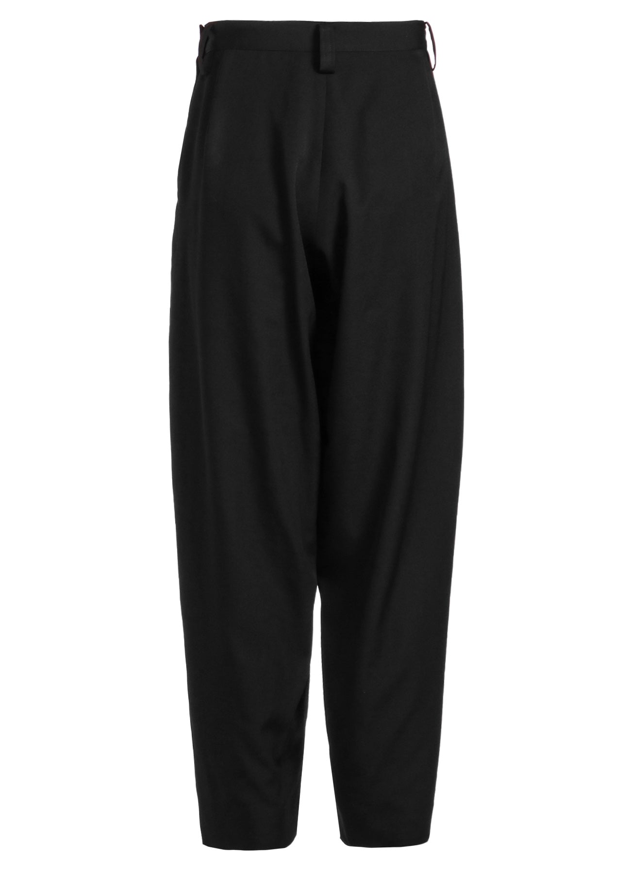 WOOL GABARDINE SIDE OPEN PANTS