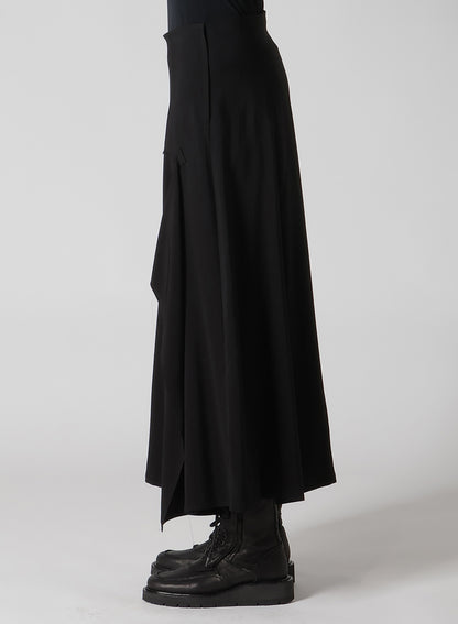 HARD TWISTED GABARDINE LEFT SIDE FLAP PANTS