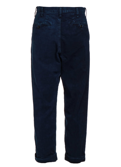 8OZ CE/C/ DENIM CUFFED SLIM HEM PANTS