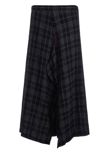 W/ CHECK RED STITCH GUSSET PANTS