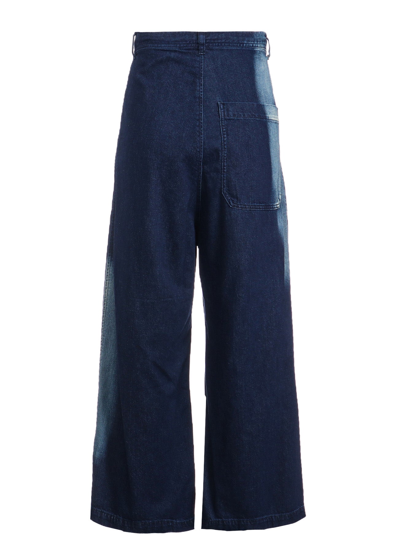 C/ SPOTTED DENIM LONG STRAIGHT PANTS