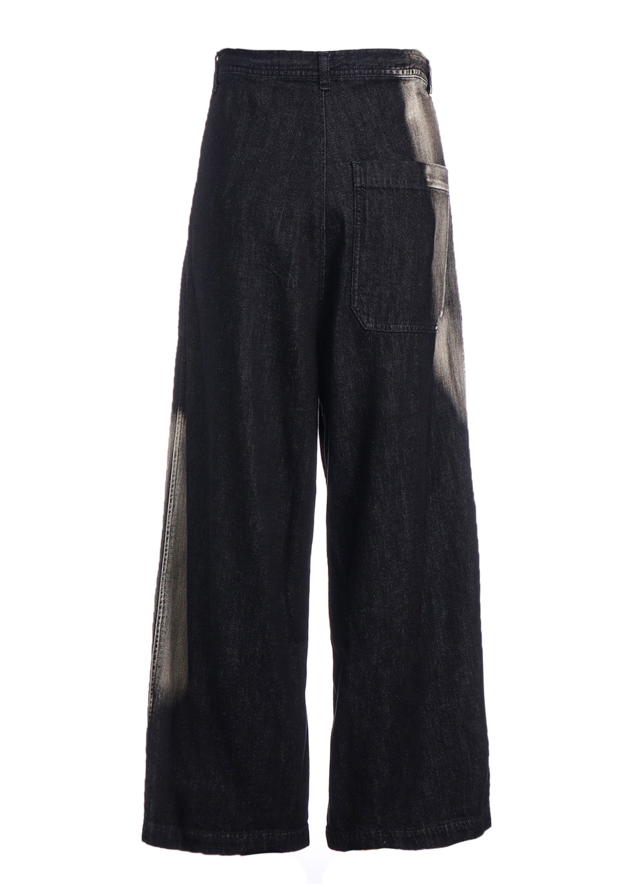 C/ SPOTTED DENIM LONG STRAIGHT PANTS