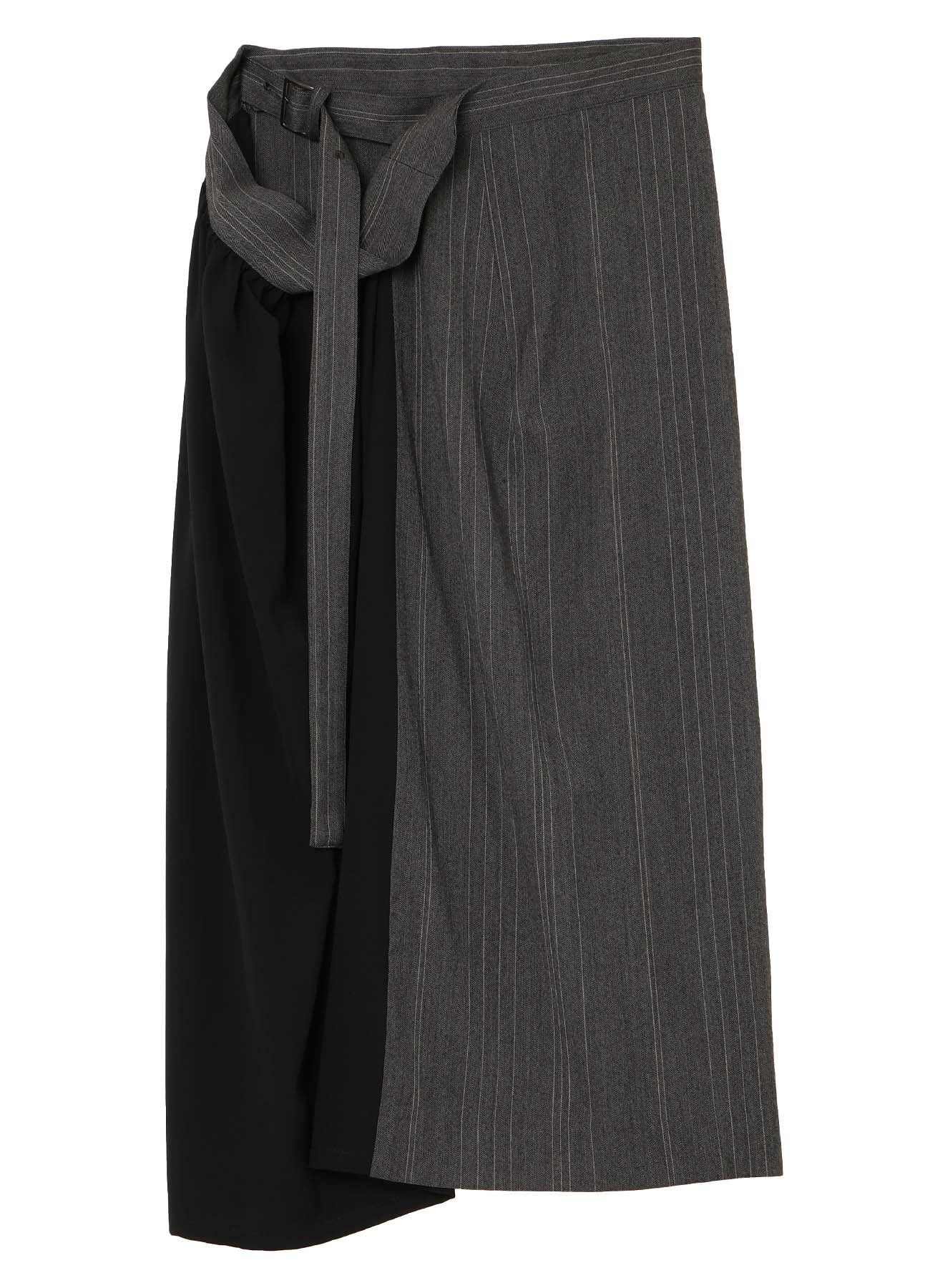 W/RY RANDOM HERRINGBONE RIGHT SIDE CLOTH SKIRT