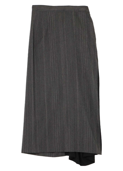 W/RY RANDOM HERRINGBONE RIGHT SIDE CLOTH SKIRT