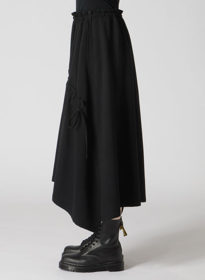 【10/4 12:00(JST) Release】STRETCH FLANNEL SHIRRING SKIRT