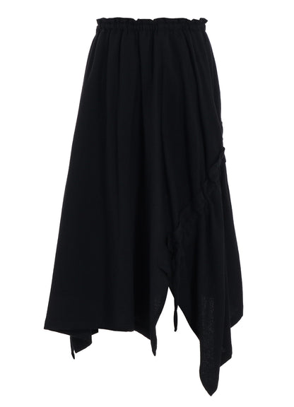 【10/4 12:00(JST) Release】STRETCH FLANNEL SHIRRING SKIRT