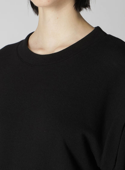 SOFT FRENCH TERRY CROPPED SWEATSHIRT