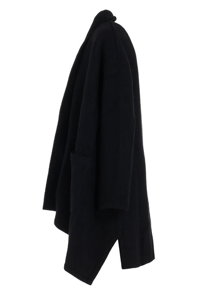 DOUBLE FRENCHTERRY FRONT DRAPE CARDIGAN