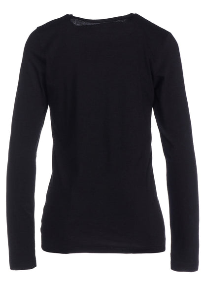 40/-SOFT JERSEY ROUND NECK LONG SLEEVE T