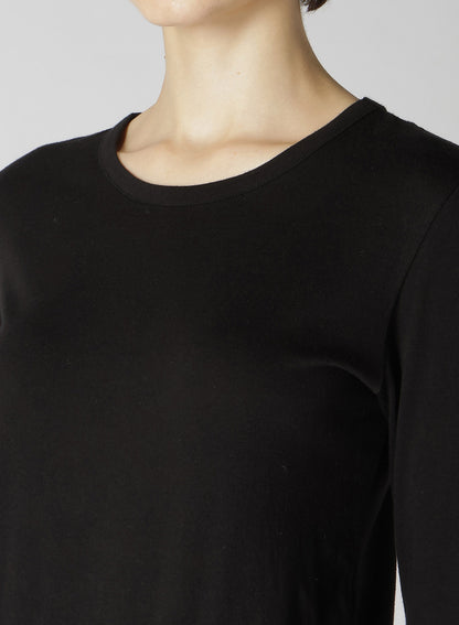 40/-SOFT JERSEY ROUND NECK LONG SLEEVE T