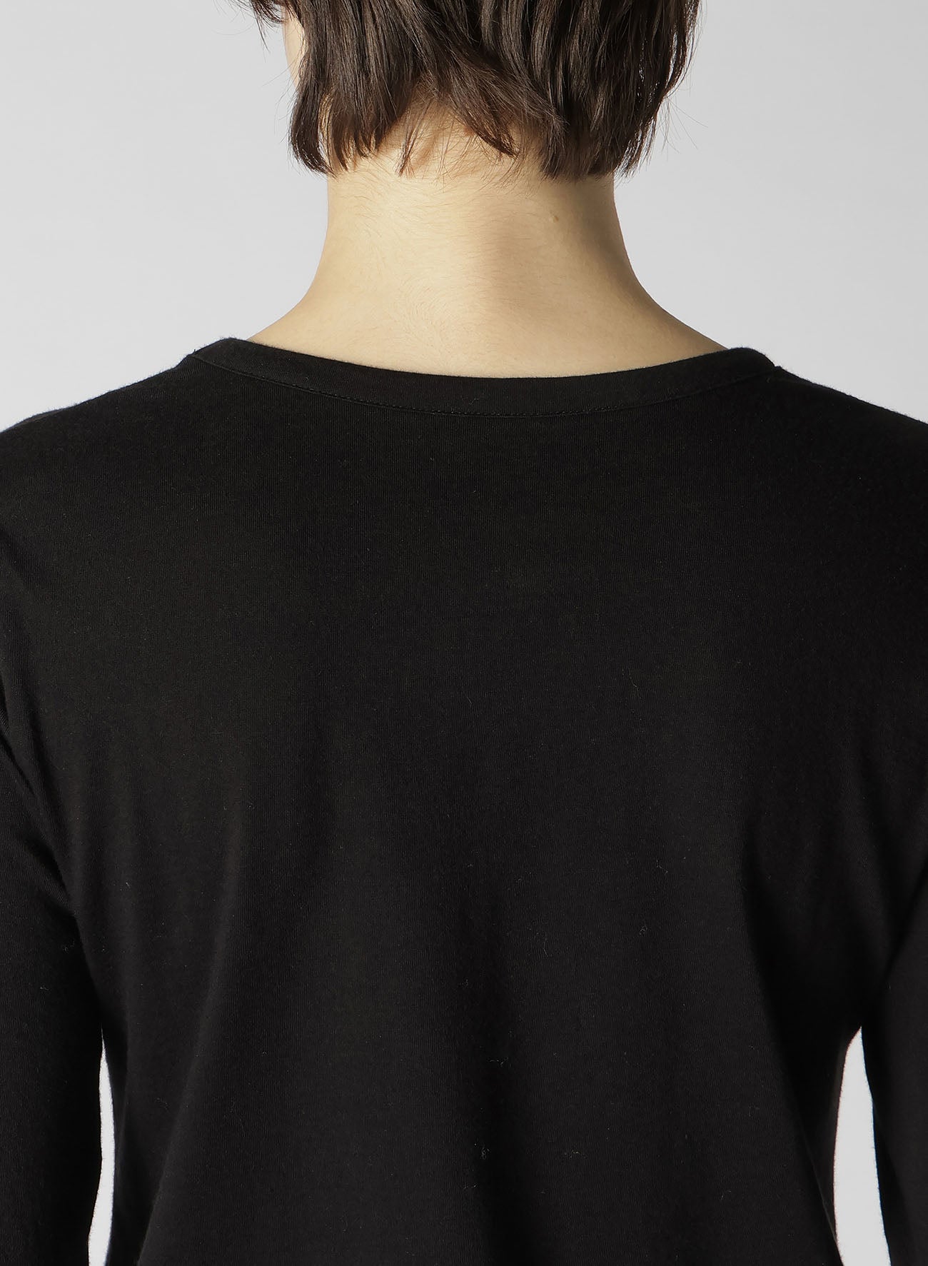 40/-SOFT JERSEY ROUND NECK LONG SLEEVE T