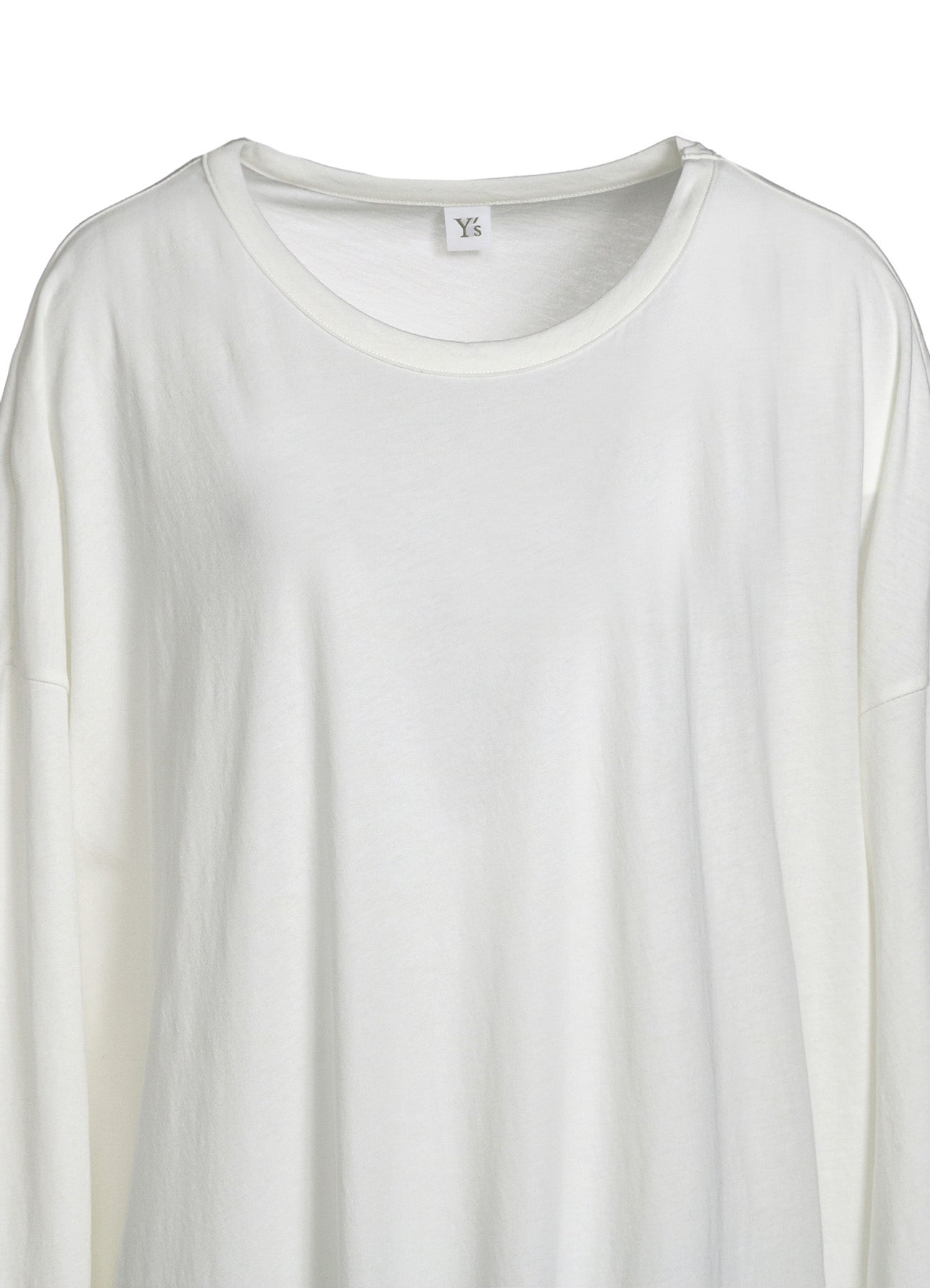 40/-HARD TWIST JERSEY ROUND NECK BIG T-SHIRT OP