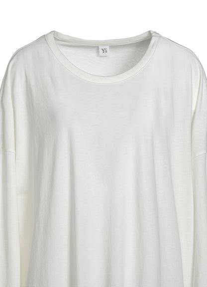 40/-HARD TWIST JERSEY ROUND NECK BIG T-SHIRT OP