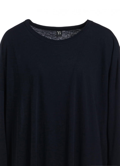 40/-HARD TWIST JERSEY ROUND NECK BIG T-SHIRT OP