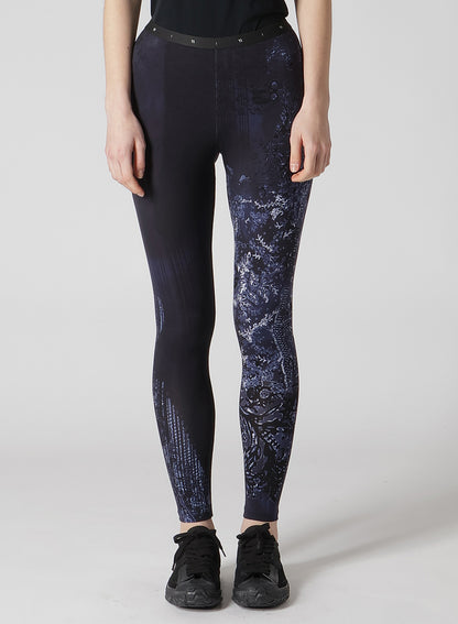 40/-RY JERSEY LACE DESIGN P LEGGINGS