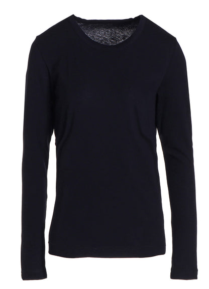 40/-HARD TWIST JERSEY ROUND NECK LONG SLEEVE T