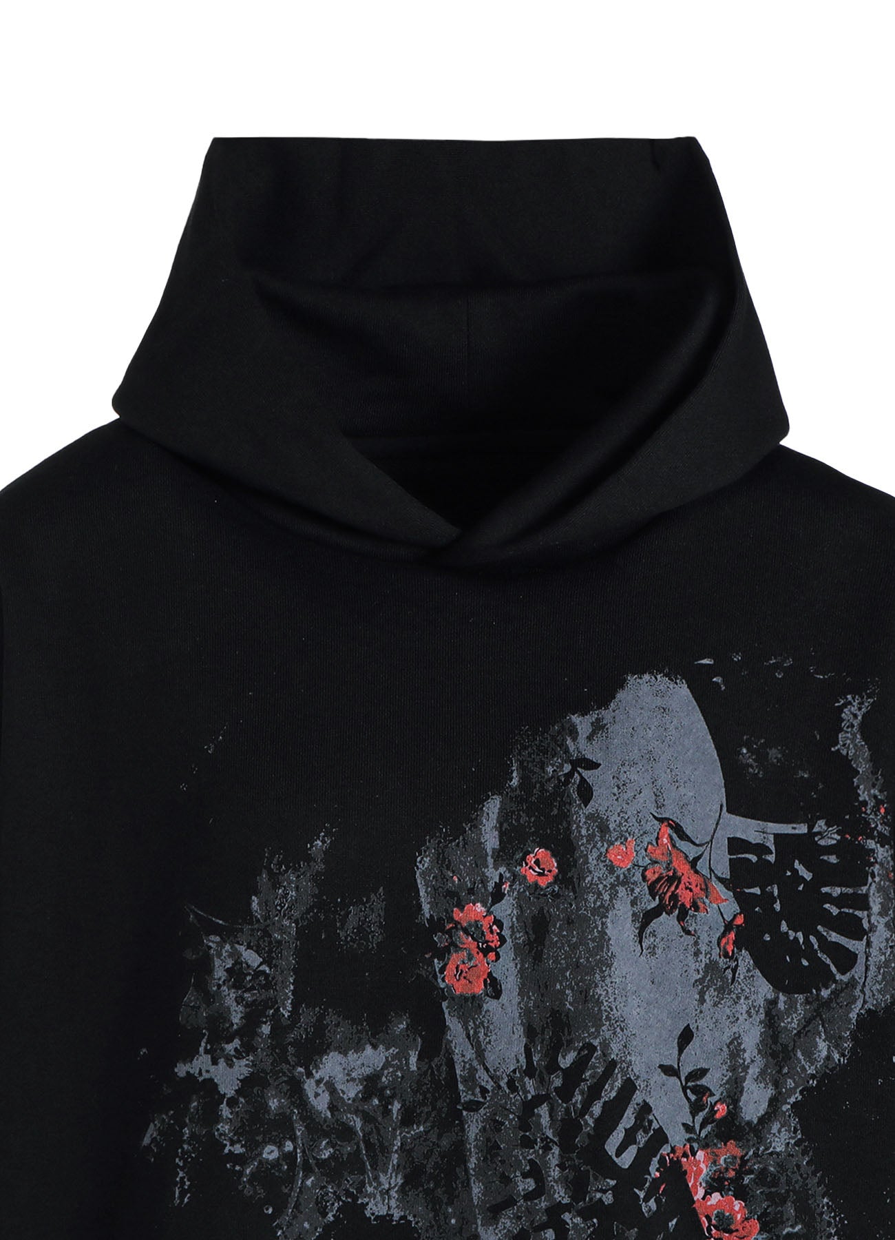 FLOWER + FOOTPRINT LONG HOODIE