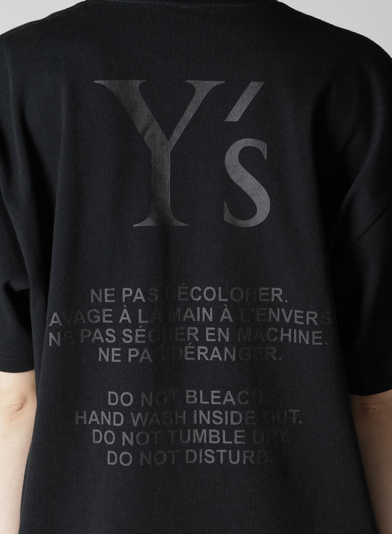 Y's × New Era SHORT SLEEVE COTTON TEE