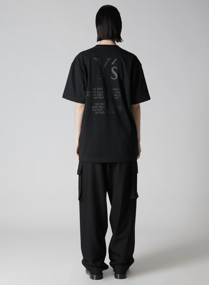 Y's × New Era SHORT SLEEVE COTTON TEE